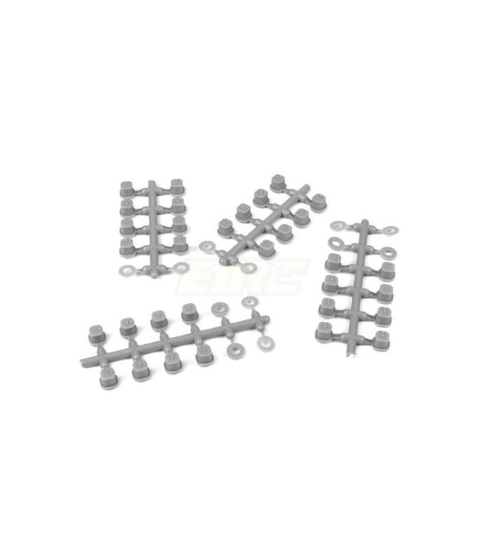 Hinge Pin Inserts, Wheelbase Shims (requires TKR6523HD pins, EB/ET410) - E1rc.com