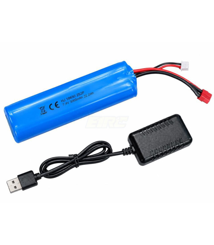 Bateria y cargador caballo 104020 - E1rc.com