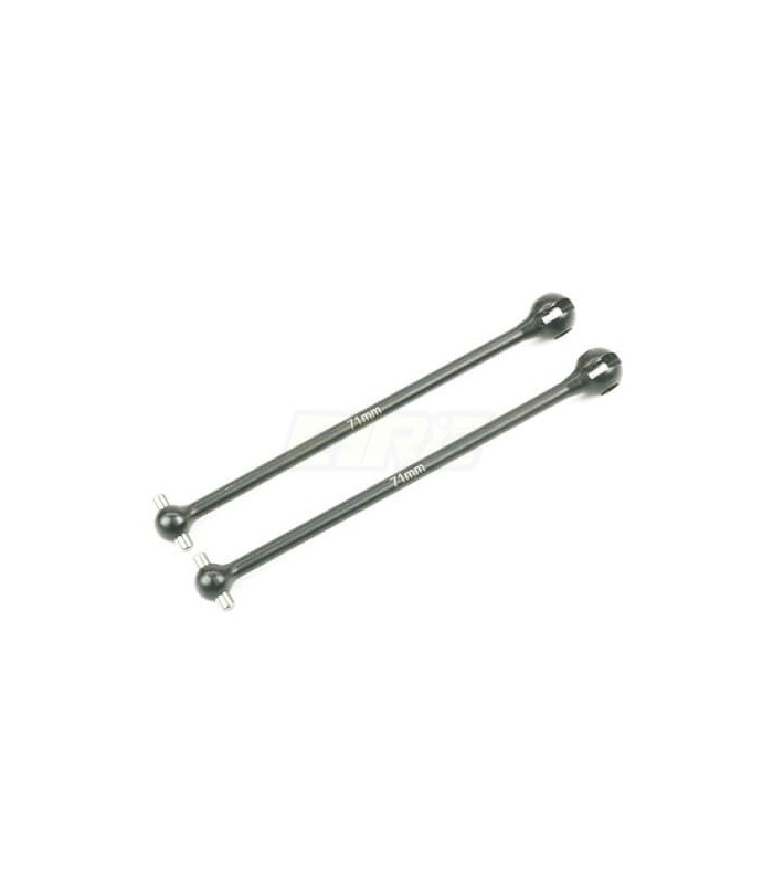 Driveshaft (rear, hardened steel, EB410.2, 2pcs) - E1rc.com