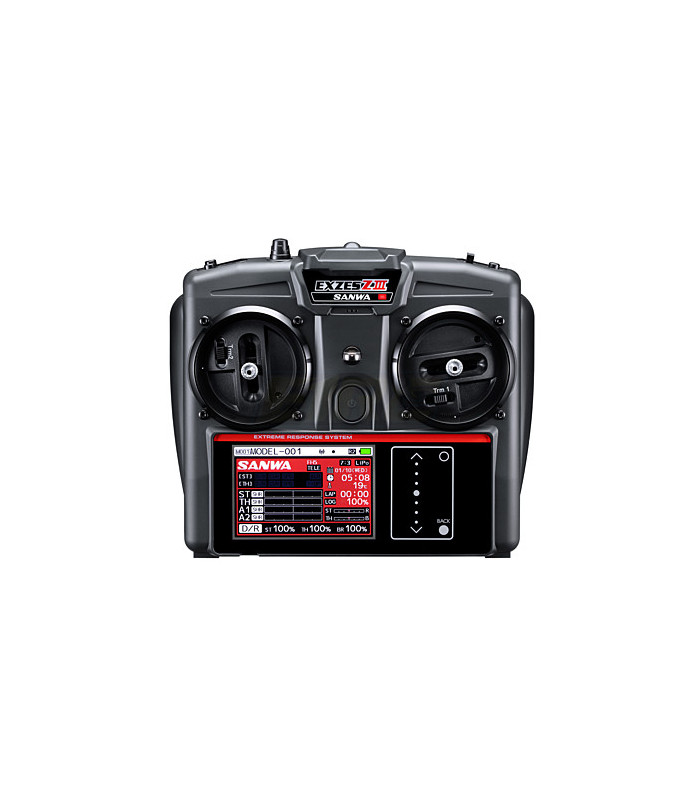 Emisora sanwa EXZES Z3 FH5 con receptor 493i - E1rc.com
