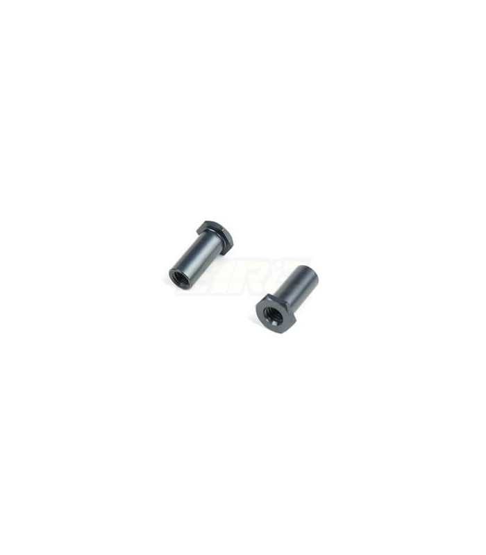 Bujes de la cremallera de dirección (aluminio, EB410, 2 piezas) - E1rc.com