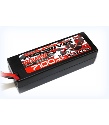 Lipo 7100 Absima 3S 11 1V 60C Carcasa dura T-plug