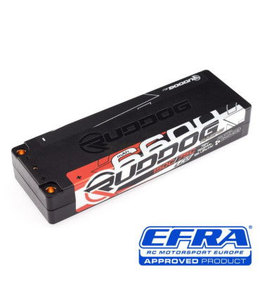 Lipo Ruddog 6600mAh 150C/75C 7 6V LCG Stick pack 