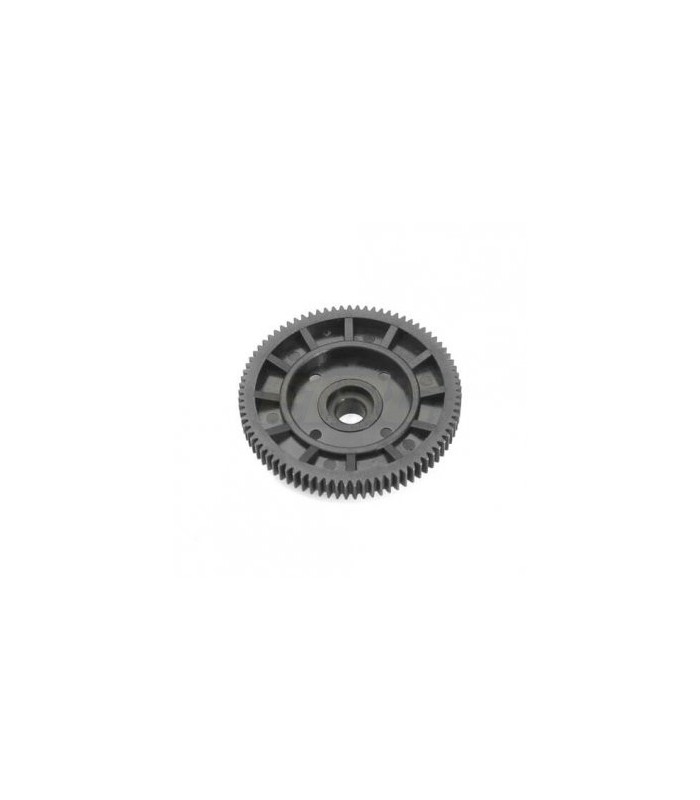 Spur Gear (revised material, 81t, 48pitch, black, EB410.2) - E1rc.com
