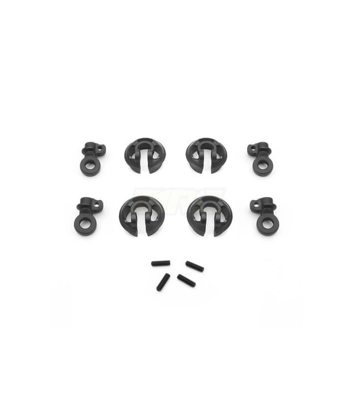 Locking Shock Rod End and Spring Perch Set (13mm shocks) - E1rc.com