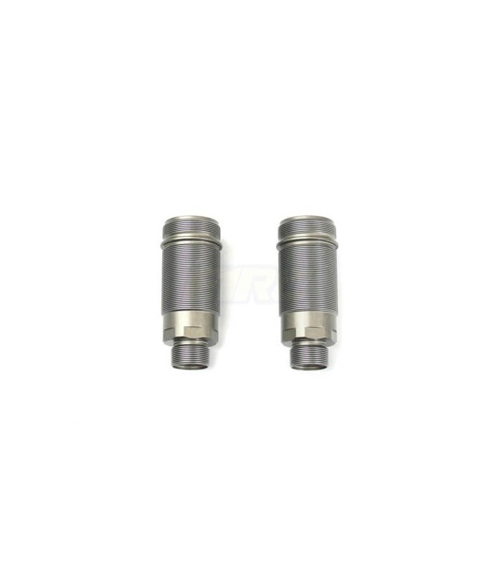 Shock Body (rear, aluminum, hard ano, EB410, 2pcs) - E1rc.com