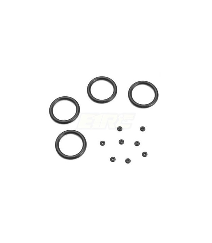 Emulsion O-ring Set (4x cap seals, 8x emulsion o-rings, for 13mm shocks) - E1rc.com