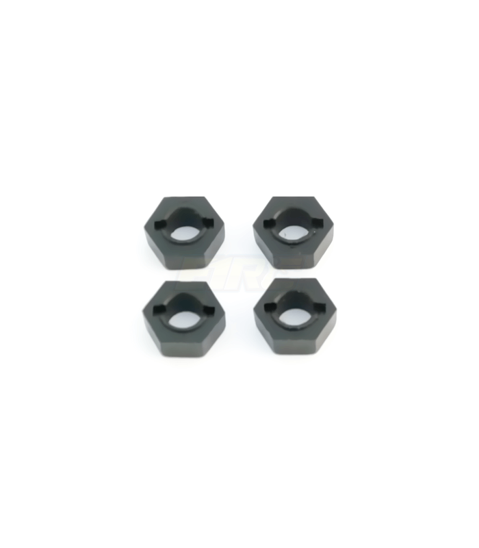 12mm Hex Adapters for M6 Driveshafts (front/rear, Slash/Stampede 4x4, 2WD, 4pcs) - E1rc.com