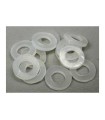 Nylon washers 0.030 - 3MM 12 units