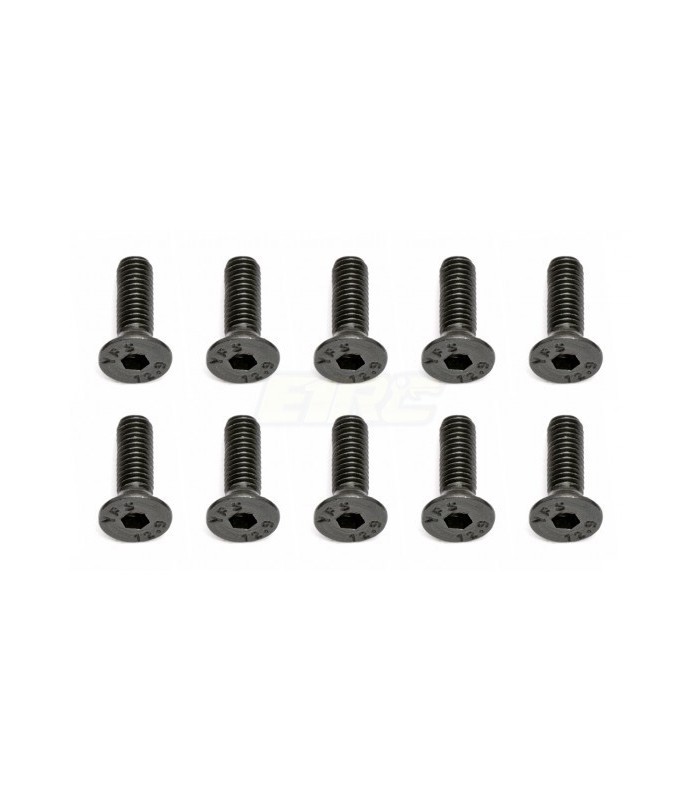 Team Associated Screws, 3x10 mm FHCS - E1rc.com