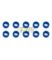Team Associated Ballstud Washers, 5.5x2.0 mm, blue aluminum
