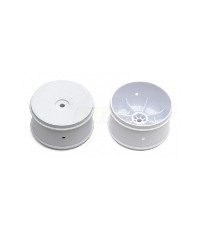 Team Associated 61mm Rear Buggy Wheels, white - E1rc.com