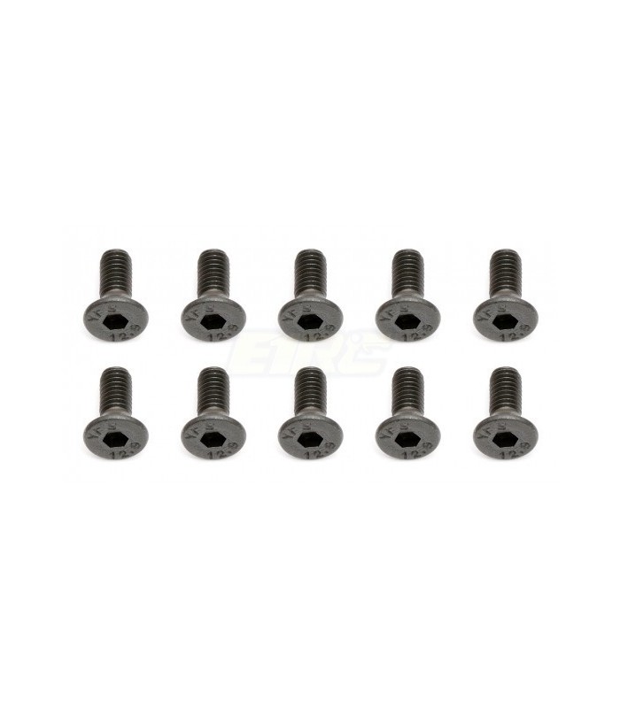 Team Associated Screws, 3x8 mm FHCS - E1rc.com