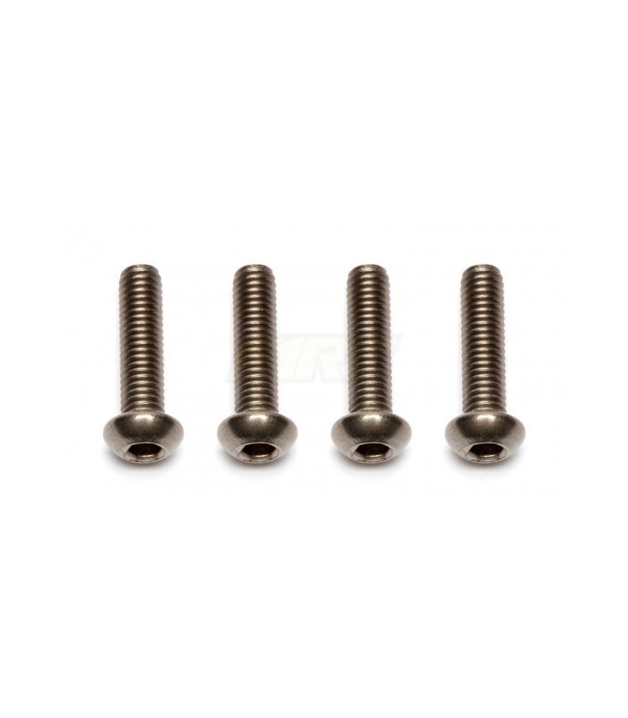 Tornillos FT Ti asociados al equipo, 3x12 mm BHCS - E1rc.com
