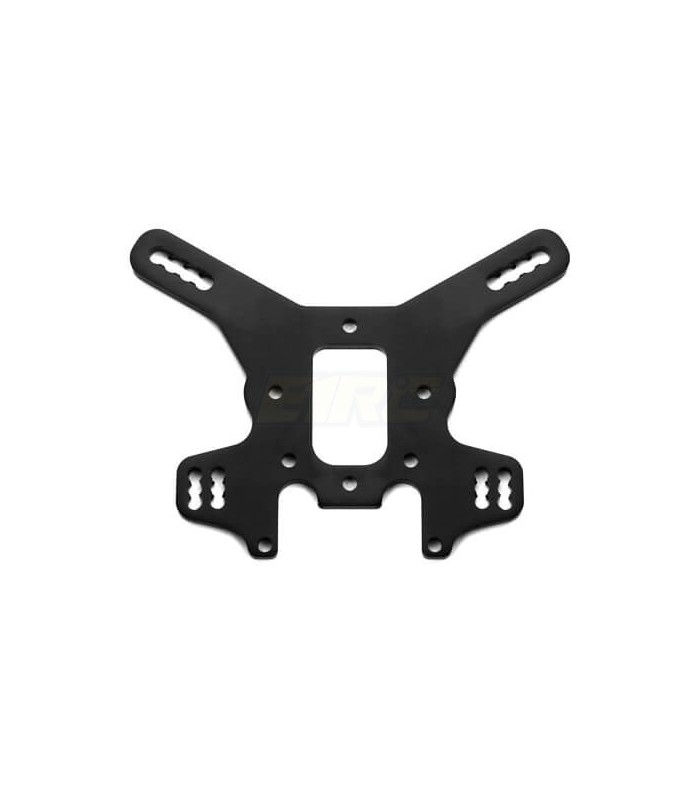 Shock Tower (rear, 7075, black ano, SCT.3/SL) - E1rc.com