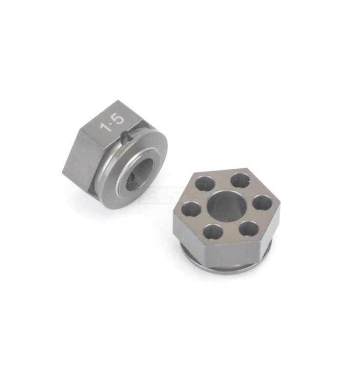 ALLOY WHEEL HEX 7.5MM - CAT L1 (PAIR) - E1rc.com