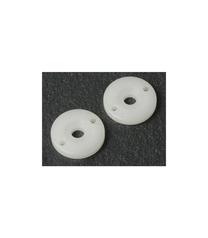 This refers to a big bore piston with 2 holes, white color, and a size of 1.5 inches. - E1rc.com