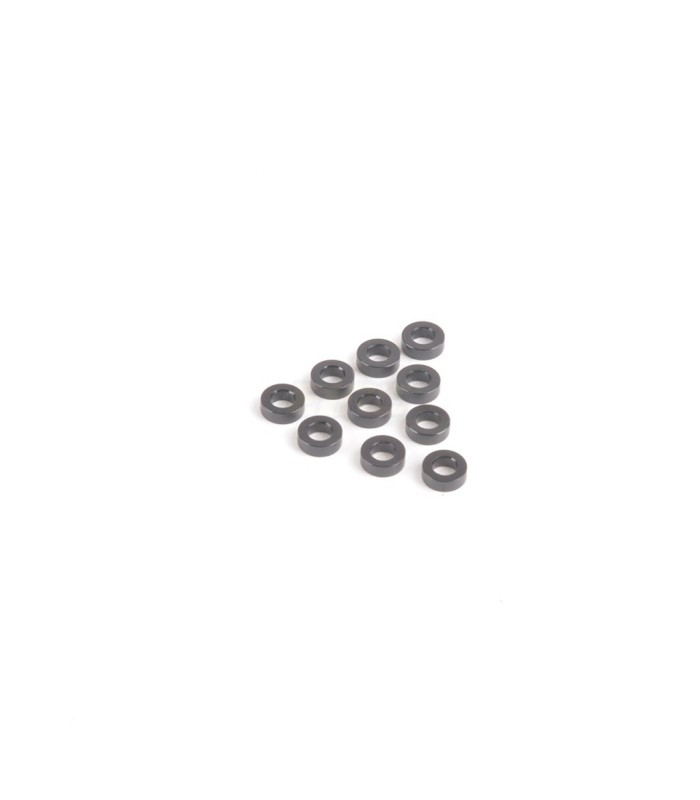 M3 BLACK ALLOY WASHERS 2.00MM (PK10) - E1rc.com