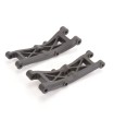 This text is describing the front wishbones of a vehicle, specifically for a 2-wheel drive with front kingpins (KC/KD).