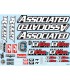 Team Associated B6.2 Decal Sheet - E1rc.com
