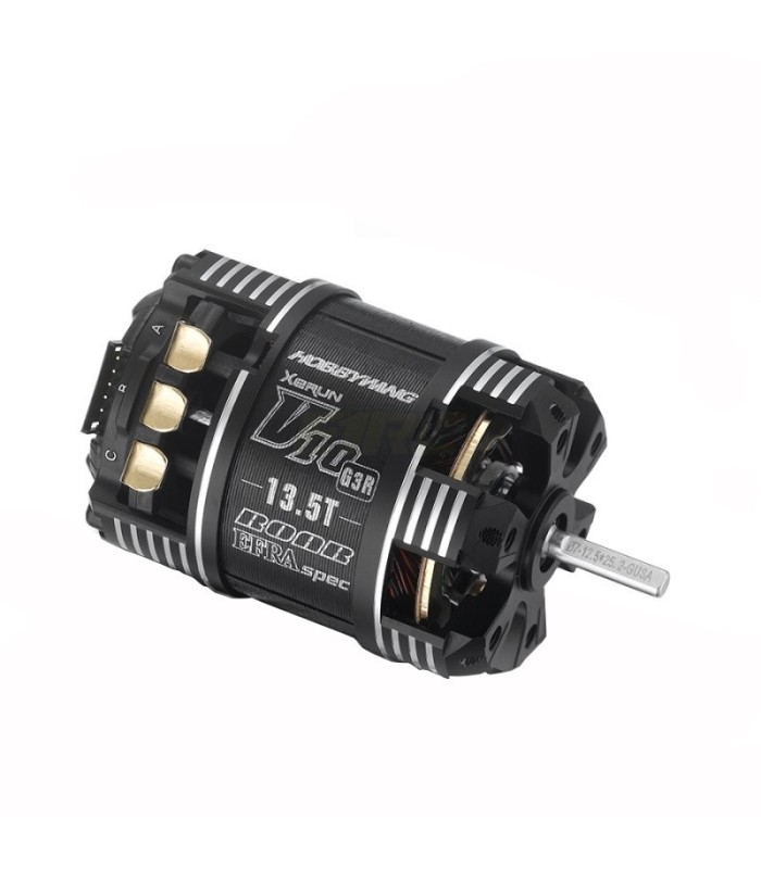 MOTOR V10 13.5T G3R BLACK HOBBYWING XERUN - E1rc.com