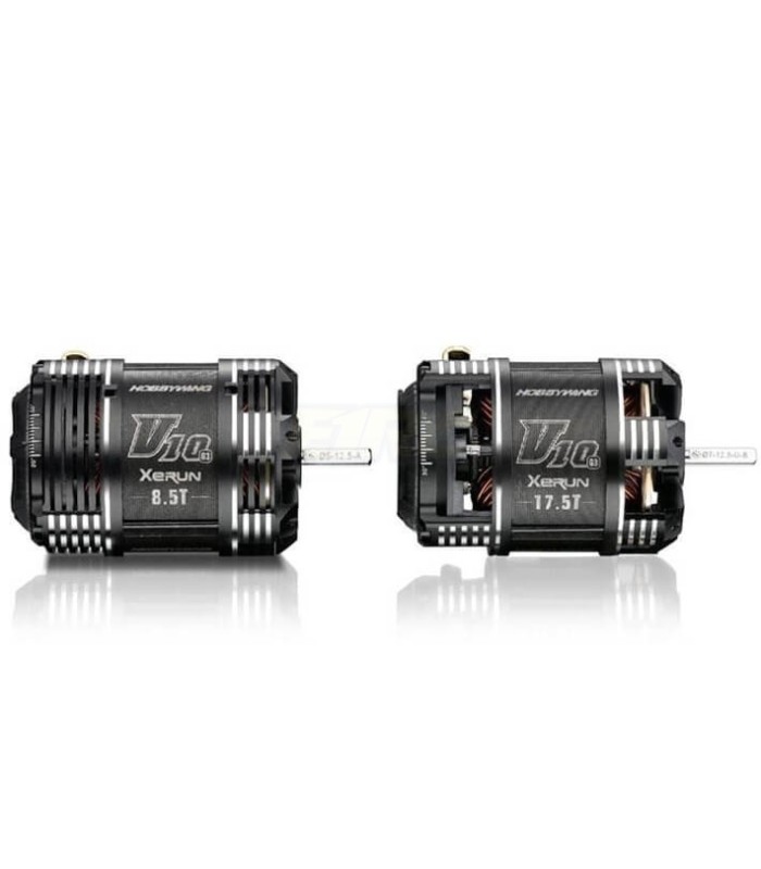 MOTOR V10 5T BLACK G3 HOBBYWING XERUN - E1rc.com