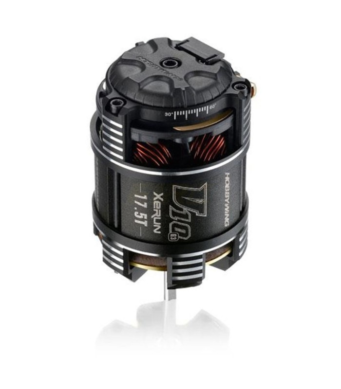 MOTOR V10 17.5T BLACK G3 HOBBYWING XERUN - E1rc.com