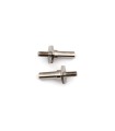 Front axles with titanium hexagon