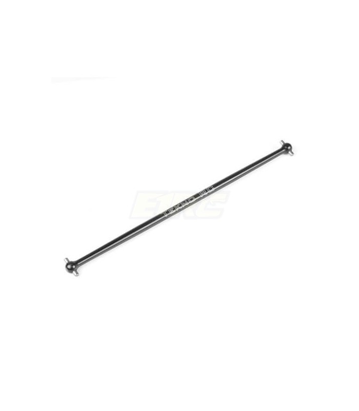 Tapered Driveshaft (center, front, 7075, black anodized, for EB/ET48 2.0) - E1rc.com
