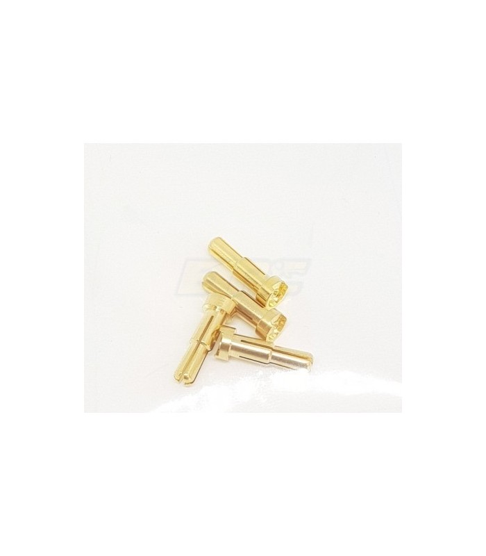 4mm and 5mm male banana connector (4 units) - E1rc.com