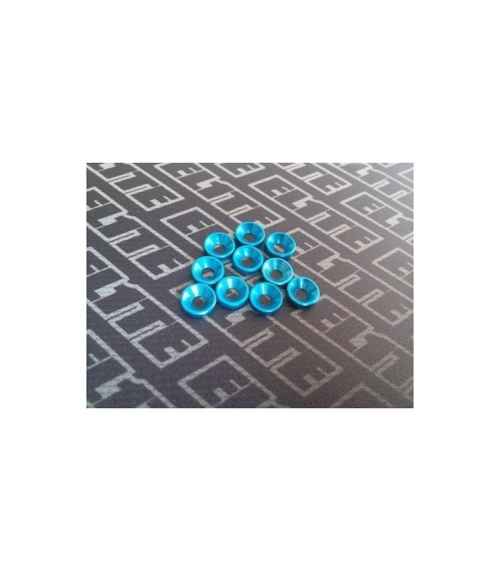 Arandela Azul Avellanada m3 10pcs - E1rc.com