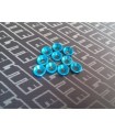 Blue flat washer m3 10pcs