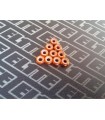 Orange nut with brake M3 x 10