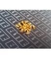 Pack of countersunk gold screws M3 80pcs