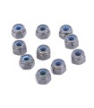 SPEED PACK - M3 NYLOC NUT STEEL - BLACK (10PCS)