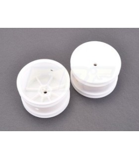 Llanta trasera blanca