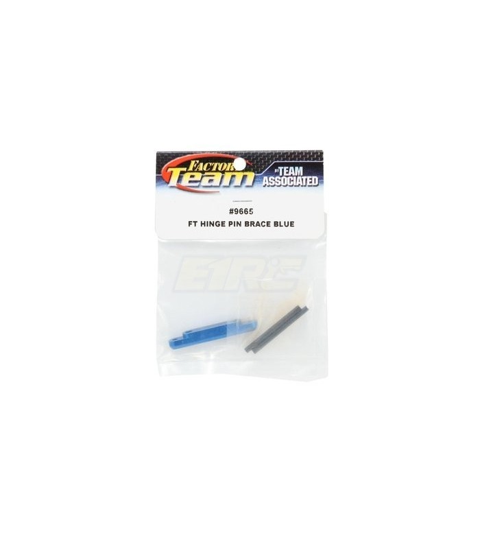 Team Associated Factory Team Hinge Pin Brace (Blue) - E1rc.com