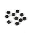 Contratuercas M3 (negro, 10 piezas)