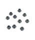 Contratuercas M3 (flanged, negras, 10 piezas) - E1rc.com