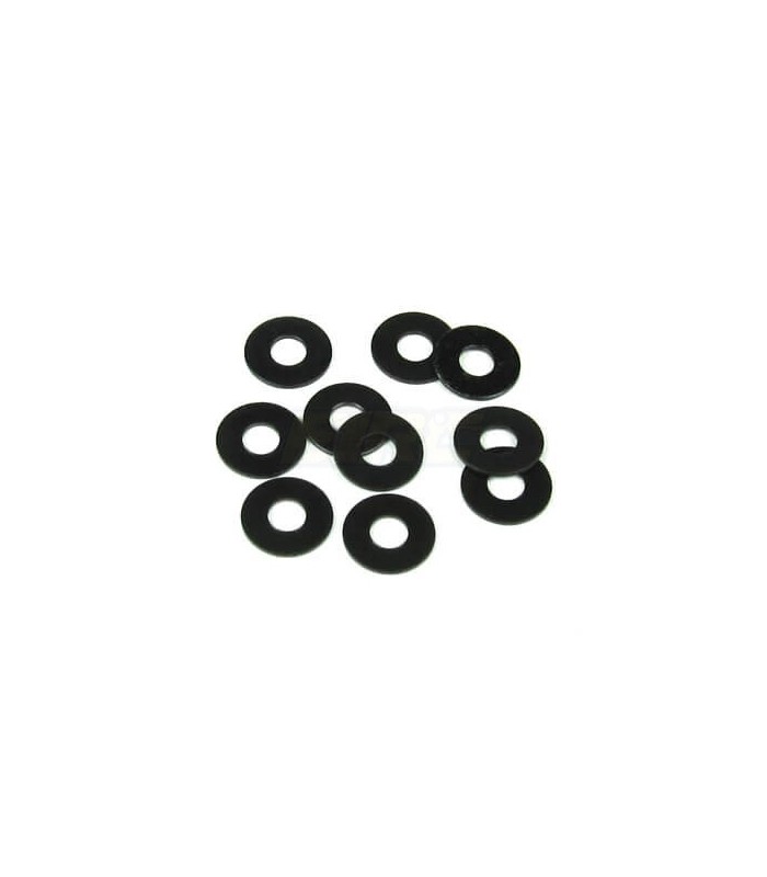 Arandela M3x8mm (negra, 10ud) - E1rc.com