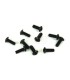 Button head screw M3x8mm (black, 10 pieces) - E1rc.com