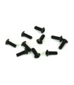 Tornillo botón M3x8mm (negro, 10 piezas)