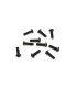 Tornillo botón M3x10mm (negro, 10 piezas) - E1rc.com