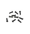 Button head screw M3x10mm (black, 10 pieces)