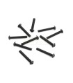 Button head screw M3x20mm (black, 10 pieces)