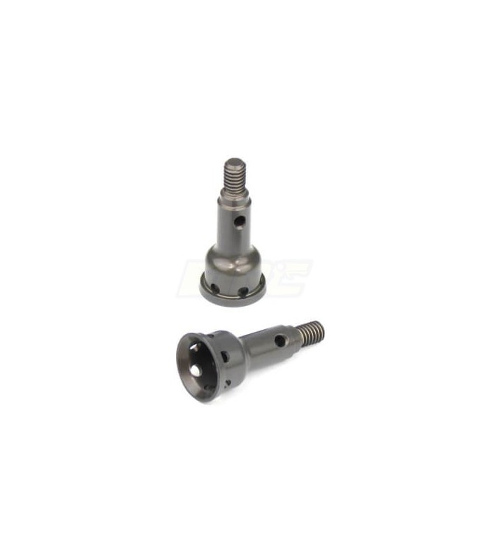 Ejes de aluminio (delanteros, 7075, duro, EB410, 2 piezas) - E1rc.com