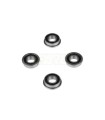 Rodamientos (8X16x5mm, flanged, shielded, 4pcs)