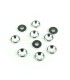 Countersunk washers M3 (aluminum, natural, 10 pieces) - E1rc.com