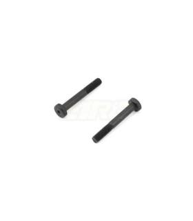 Tornillos de enlace de dirección (negro, acero, 2 piezas)