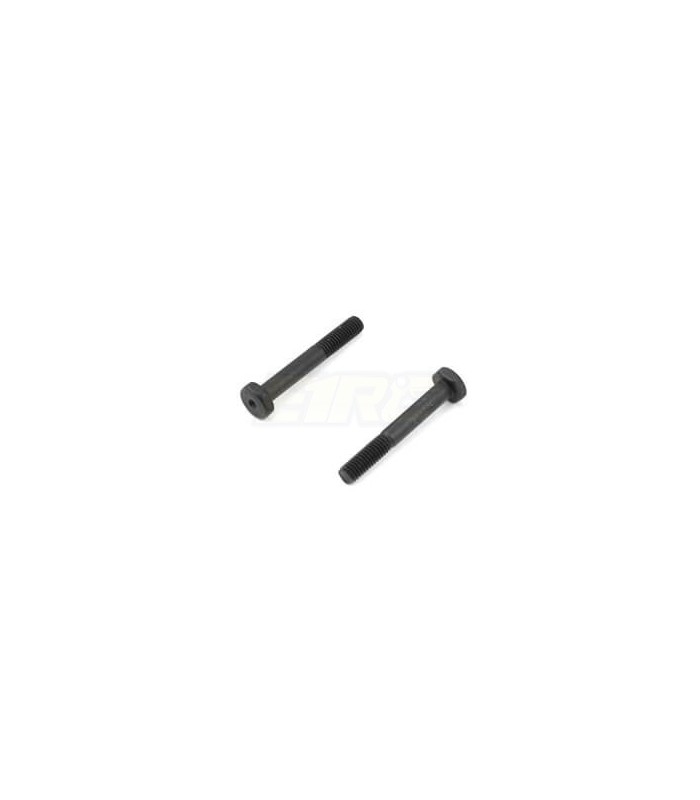 Steering linkage screws (black, steel, 2 pieces) - E1rc.com